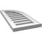 Ekena Millwork Quarter Round Top Right Surface Mount PVC Gable Vent w/ 2"W x 1-1/2"P Brickmould Frame, 12"W x 26"H GVPQR12X2602SF - alternate 5